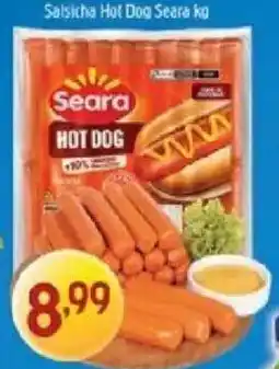 Supermercados Guanabara Salsicha Hot Dog Seara oferta