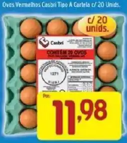 Supermercados Guanabara Ovos Vermelhos Casbri Tipo A oferta