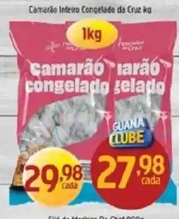 Supermercados Guanabara Camarão inteiro congelado da cruz oferta