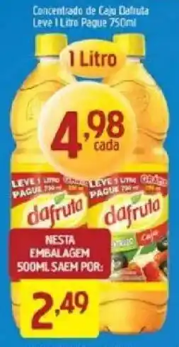 Supermercados Guanabara Concentrado de Caju Dafruta oferta