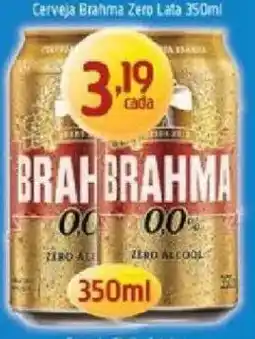 Supermercados Guanabara Cerveja brahma zero lata oferta