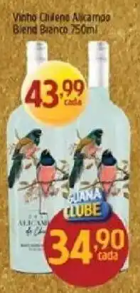 Supermercados Guanabara Vinho chileno alicambo blend branco oferta