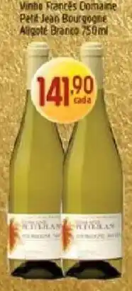 Supermercados Guanabara Vinho francês domaine petit jean bourgogne aligoté branco oferta