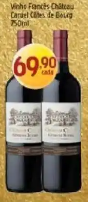 Supermercados Guanabara Vinho francês château caruel côtes de bourg oferta