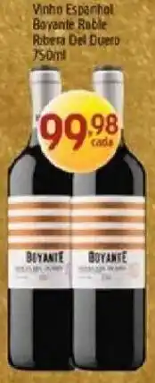 Supermercados Guanabara Vinho espanhol boyante rabie ribera del duero oferta