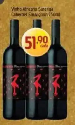 Supermercados Guanabara Vinho Africano Saronga Cabernet Sauvignon oferta