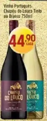 Supermercados Guanabara Chapéu do Louco Tinto ou Branco oferta