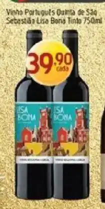 Supermercados Guanabara Vinho Português Quinta de São Sebastião Lisa Bona Tinto oferta