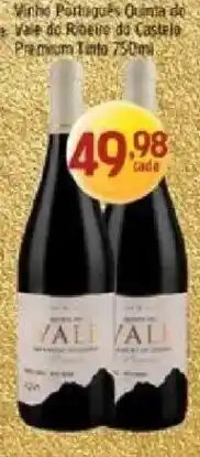 Supermercados Guanabara Vinho Português Quima do Vale do Rio de Castelo Premium Tinto oferta