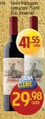 Supermercados Guanabara Vinho Português Censurado oferta