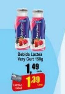 Higa's Supermercado Bebida Lactea Very Gurt 150g oferta