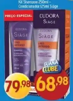 Supermercados Guanabara Kit Shampoo Eudora Siage Liso Intenso + Condicionador Eudora Siage Liso Intenso oferta