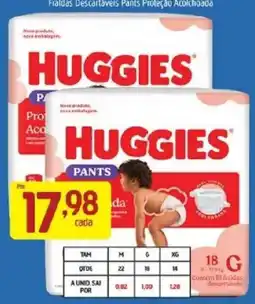 Supermercados Guanabara Fraldas descartáveis pants proteção acolchoada oferta
