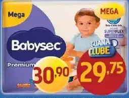 Supermercados Guanabara Babysec premium oferta