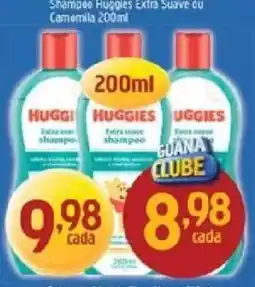 Supermercados Guanabara Shampoo huggies extra suave c/ camomila oferta