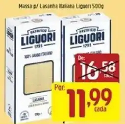 Supermercados Guanabara Massa p/ Lasanha Italiana Liguori oferta