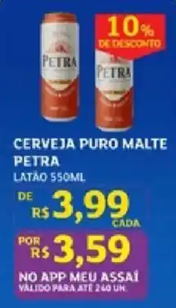 Assaí Atacadista Cerveja puro malte petra oferta