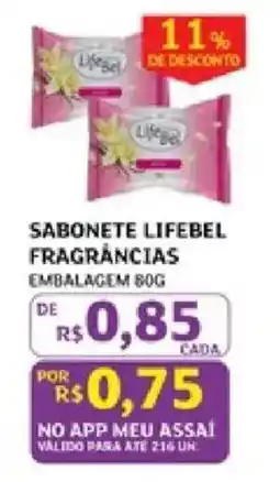 Assaí Atacadista Sabonete lifebel fragrâncias oferta