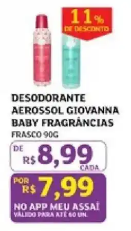 Assaí Atacadista Desodorante aerossol giovanna baby fragrâncias oferta