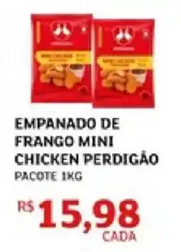Assaí Atacadista empanado de frango mini chicken perdigão oferta