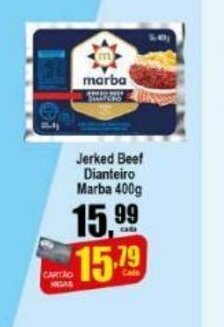 Jerked Beef Dianteiro Marba 400g