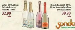 Sonda Salton 0,0% álcool baixa caloria ou moscato oferta