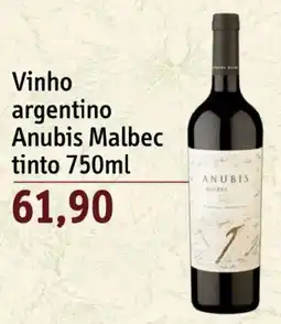 Sonda Vinho argentino Anubis Malbec tinto oferta