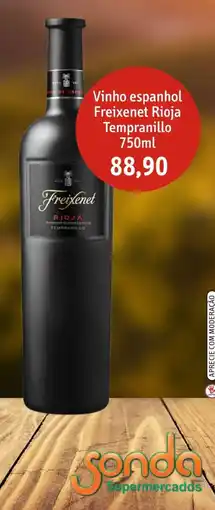 Sonda Vinho espanhol freixenet rioja tempranillo oferta