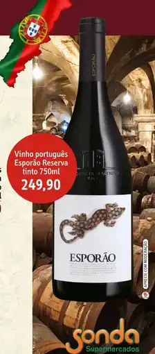 Sonda Vinho português Esporão Reserva tinto oferta
