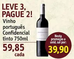 Sonda Vinho português confidencial tinto oferta