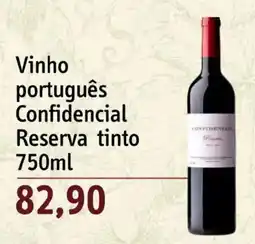 Sonda Vinho português confidential reserva tinto oferta