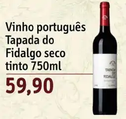 Sonda Vinho português Tapada do Fidalgo seco tinto oferta