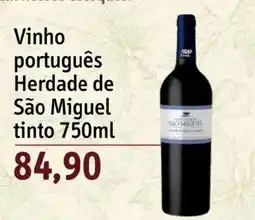 Sonda Vinho português Herdade de São Miguel tinto oferta