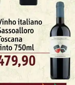 Sonda Vinho italiano sassoalloro toscana oferta