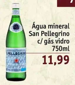 Sonda Água mineral San Pellegrino c/ gás vidro oferta