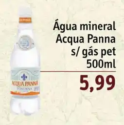 Sonda Água mineral Acqua Panna s/ gás pet oferta