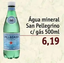 Sonda Água mineral San Pellegrino c/ gás oferta