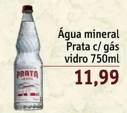 Sonda Água mineral prata c/ gás vidro oferta