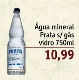 Sonda Água mineral prata s/ gás vidro oferta