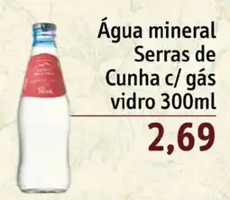 Sonda Água mineral Serras de Cunha c/ gás vidro oferta