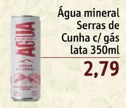 Sonda Água mineral Serras de Cunha c/ gás oferta