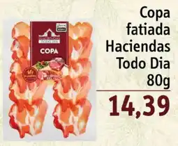 Sonda Copa fatiada Haciendas Todo Dia oferta