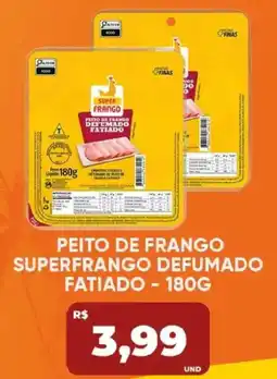 Tatico Peito de frango superfrango defumado fatiado oferta