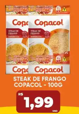Tatico steak de frango copacol oferta