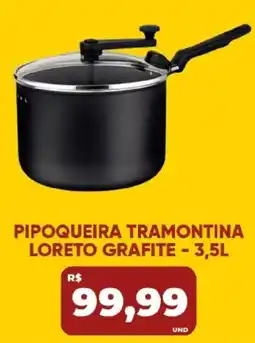 Tatico Pipoqueira tramontina loreto grafite oferta