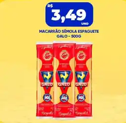 Tatico Macarrão sêmola espaguete galo oferta