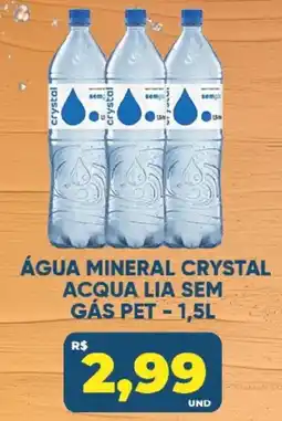 Tatico Água mineral crystal acqua lia sem gás pet oferta