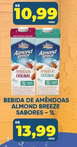 Tatico Bebida de amêndoas almond breeze sabores oferta