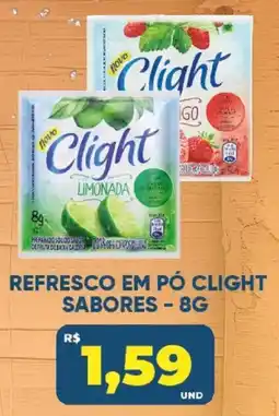 Tatico Refresco em pó clight sabores oferta