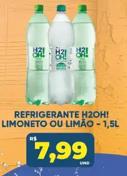 Tatico Refrigerante h2oh! limoneto ou limão oferta
